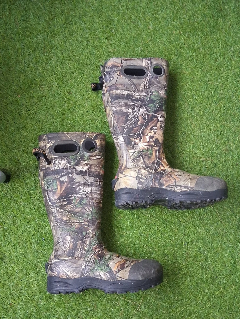 Swampproof 1000g Camouflage Waterproof Hunting Boots - Brown/Green Camo